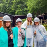 Die Schatzsuche im Schaubergwerk fanden auch die Teamer spitze.  © Julia Otto