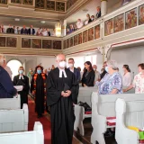  Einzug in die St. Marien-Kirche in Breitungen zum Abschiedsgottesdienst von dem Pfarrerehepaar Koch. © Julia Otto