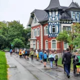 Auf dem Weg zum Schaubergwerk "Finstertal" in Schmalkalden-Asbach.  © Ariel Arnhold