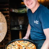 Die Eventbäckerei "Mehlschwalbe" bot herzhafte Spezialitäten aus dem Holzofen an  © Julia Otto